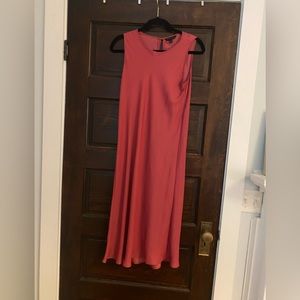 Pinkish ling silky dress, Banana Republic size small